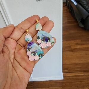 Tropical Getaway Clay Polymer and Resin Earrings